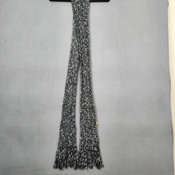 Columbia Scarf Womens One Size Gray Simply Spun Marled Knit Fringe Winter - Picture 5 of 11